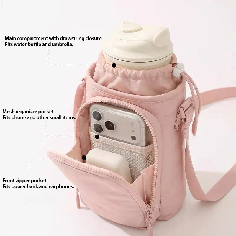 Waterproof Crossbody Bag for Phones & Water Bottles - Sports & Yoga