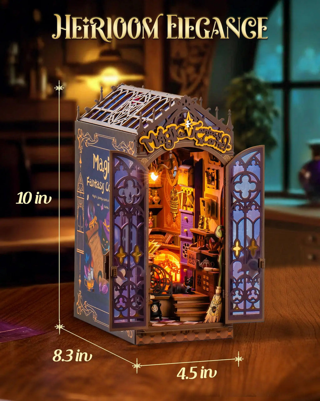 Rolife Magic Fantasy DIY Book Nook Kit for Enchanting Room Decor