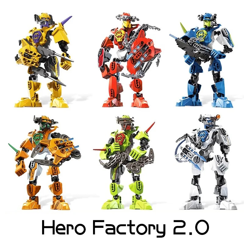 Hero Factory Evo Star Warrior 2-in-1 Building Blocks Robot Toy