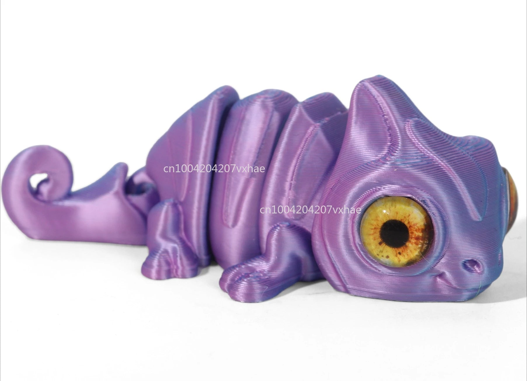 Multi-Joint 3D Printed Chameleon Figures - Unique Home Decor & Gift