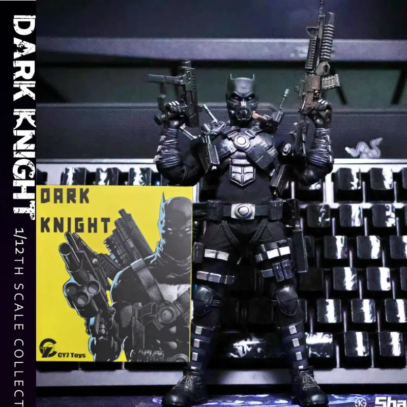 CY7toys 1/12 Scale Bat Hero Knight Action Figure - Full Accessories Set