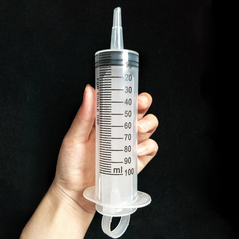 Reusable Plastic Syringes for Liquid Measurement | 20/60/100/150ml