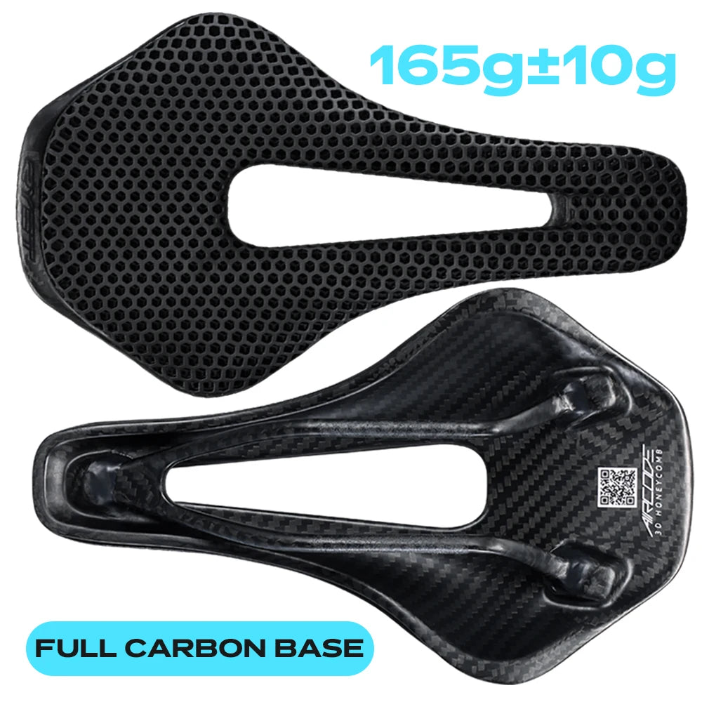 RYET Ultralight Carbon 3D Printed Saddle for Road & MTB Cycling