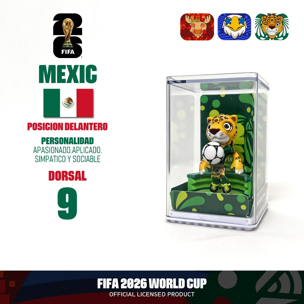 FIFA 2026 World Cup Mascot Collectible Set - Maple, Zayu, Clutch