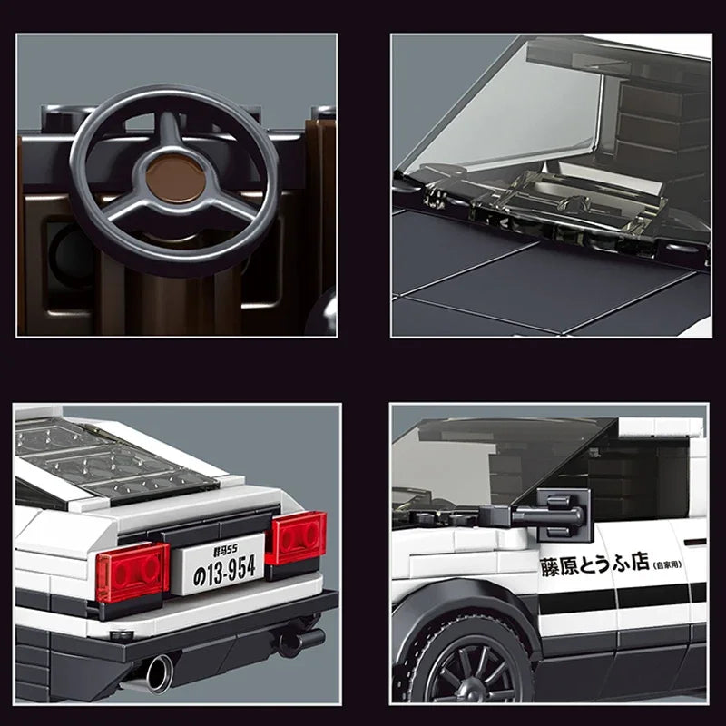 399PCS Sports Car Building Blocks Set - Fun Educational Toy for All Ages