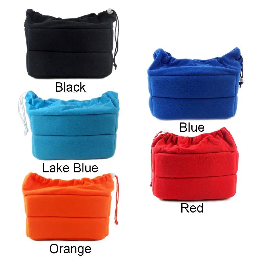 Shockproof Velvet Camera Bag for DSLR Cameras - Padded Protection
