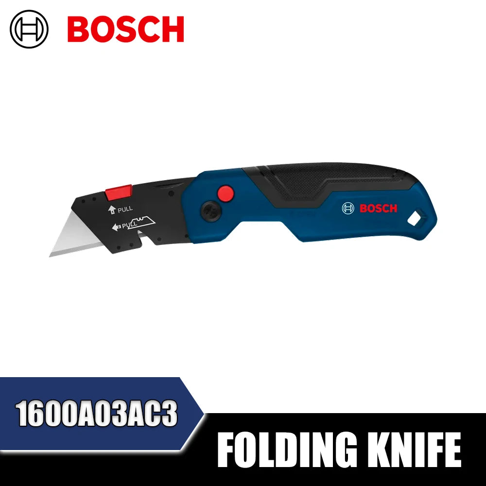 Bosch Folding Knife with Replaceable Blades - Durable Cutting Tool