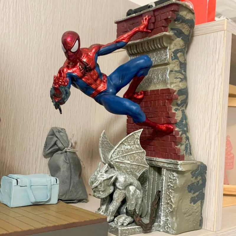 28cm Marvel Spider-Man Figure - Collectible Action Statue Decor