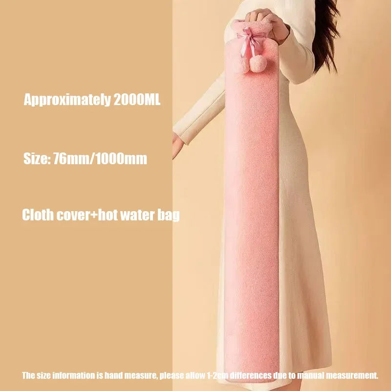 Oversized Leak-Proof Hot Water Bottle - Winter Bed Heater