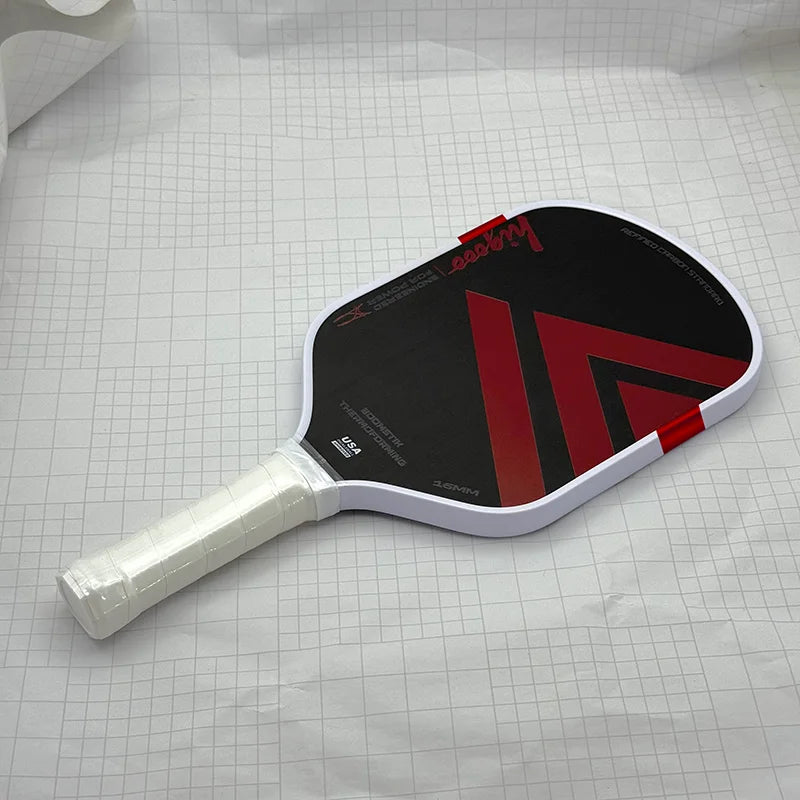 Boomstik SLK Pickleball Paddle - Elite Raw Carbon Fiber for Training