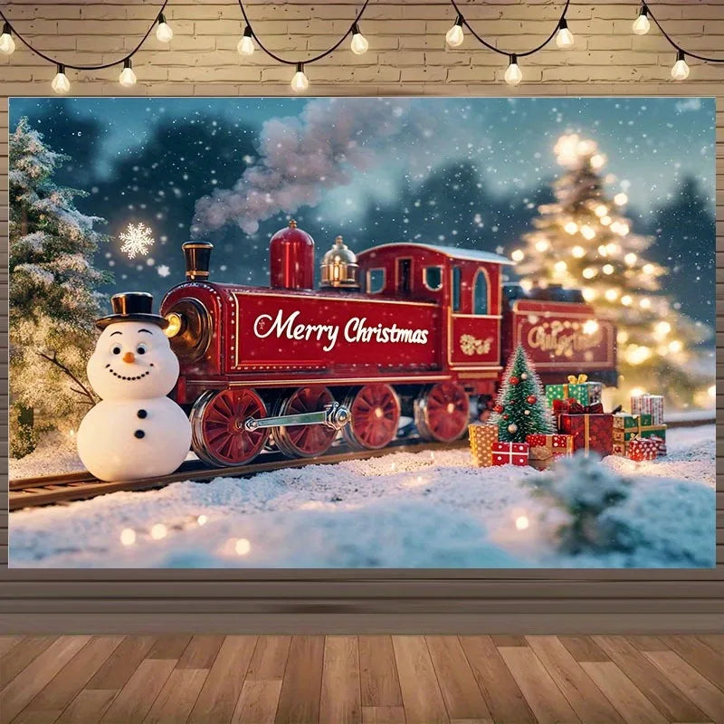 Christmas Wonderland Hanging Cloth - Festive Decor for Every Occasion
