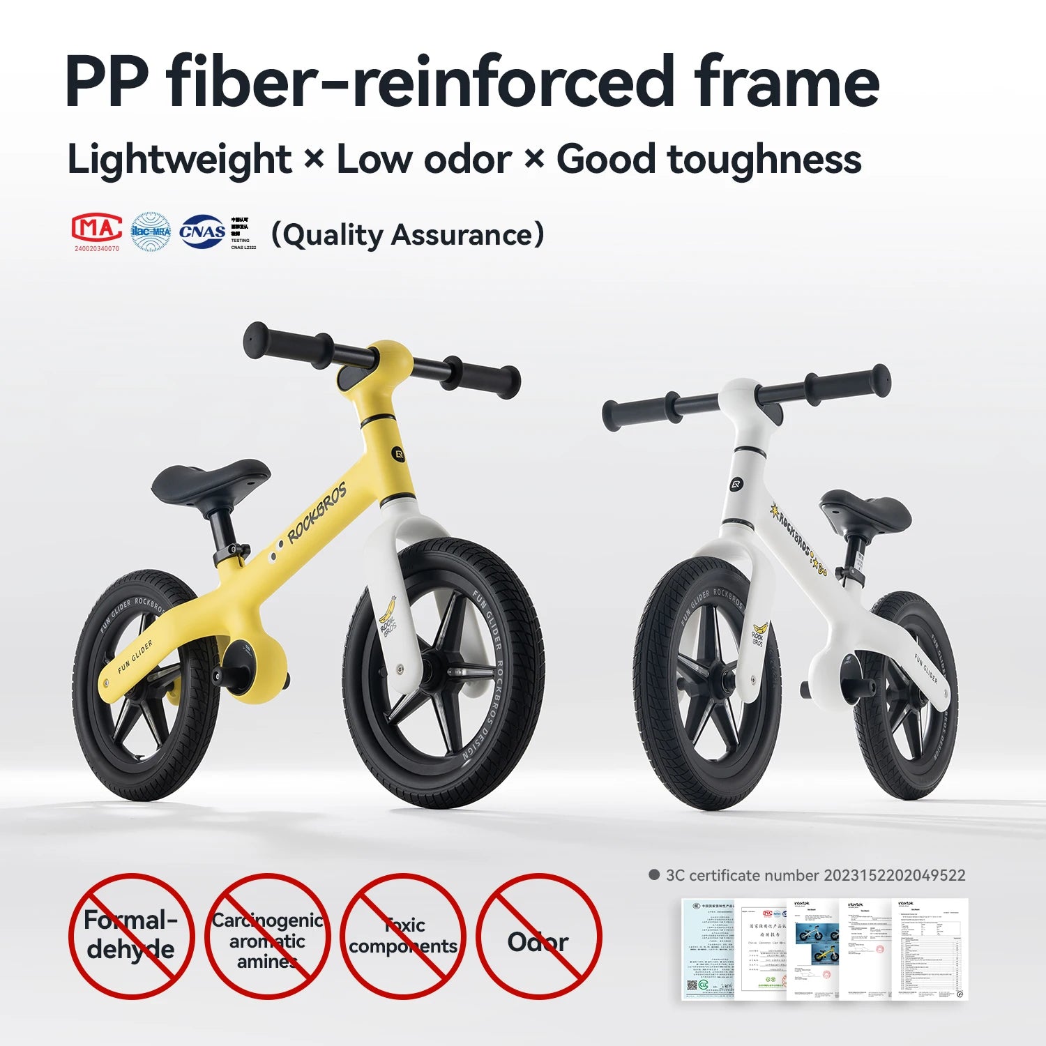 ROCKBROS Kids Balance Car Scooter - Fun & Safe for 2-6 Years