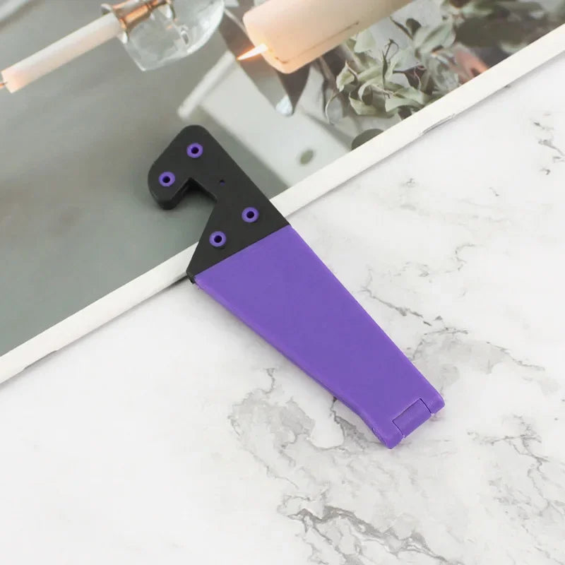 V-Shaped Universal Foldable Phone Stand - Adjustable Holder for Tablets