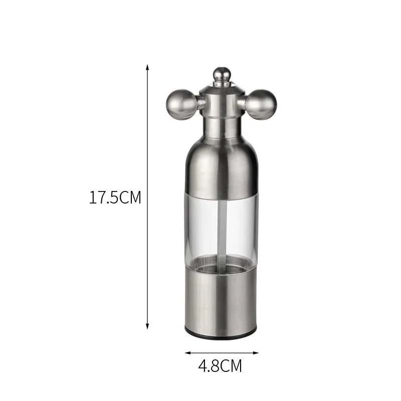 Premium 304 Stainless Steel Manual Pepper Grinder - Eco-Friendly Design