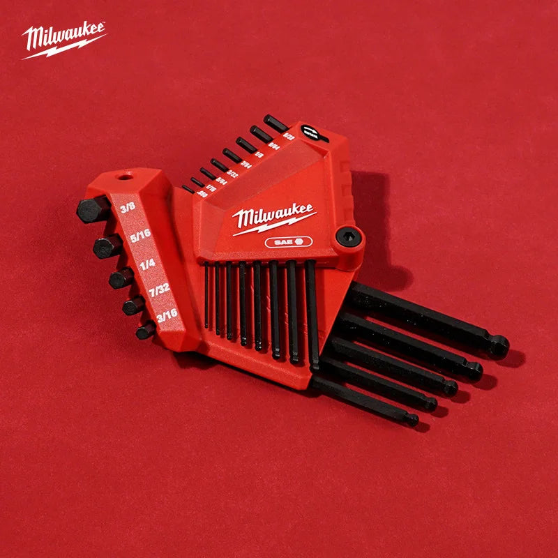 Milwaukee 13-Piece L-Shaped Ball End Hex Wrench Set - Ultimate Access Tool