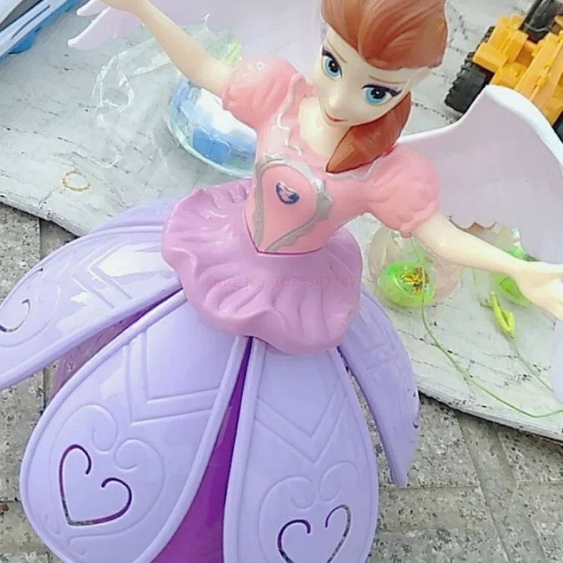 Princess Elsa Light-Up Dancing Doll with Music & Spinning Action