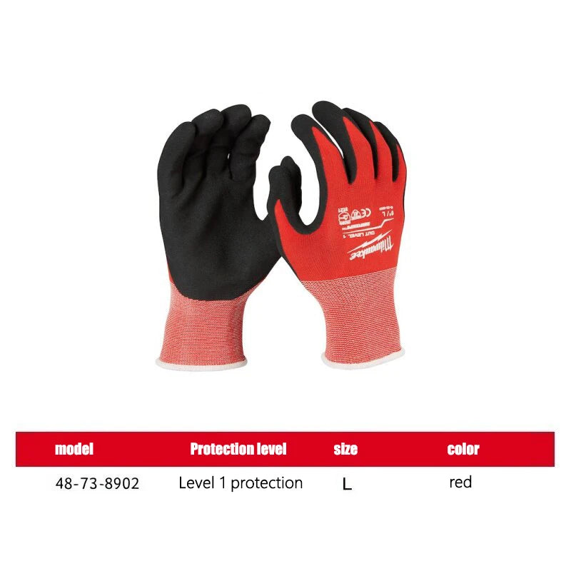 Milwaukee Heavy-Duty Touchscreen Work Gloves - Non-Slip Grip, Durable