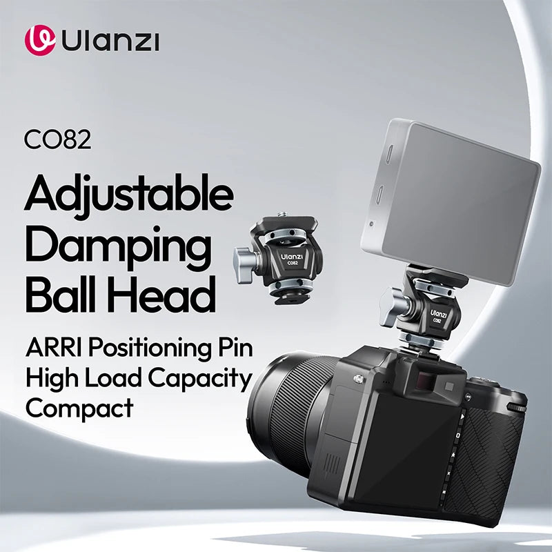 Ulanzi C082 Adjustable Damping Ball Head for Tripods and Lights