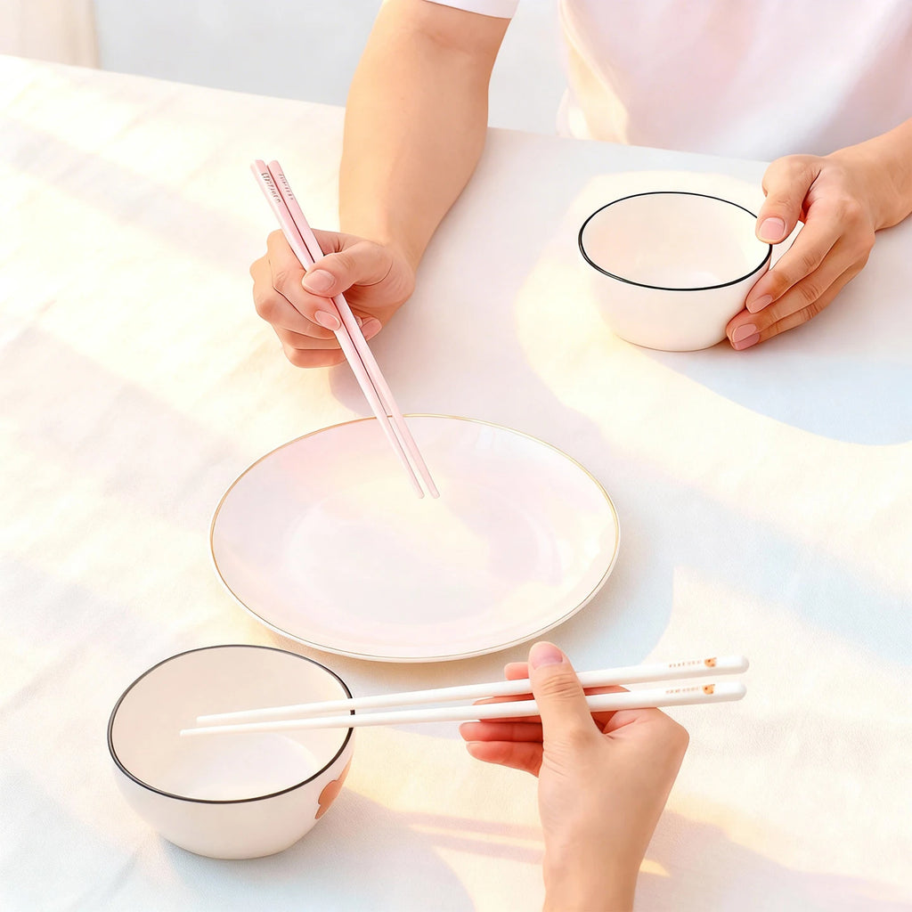 Cute Ceramic Chopsticks - Non-Slip & High-Temperature Resistance