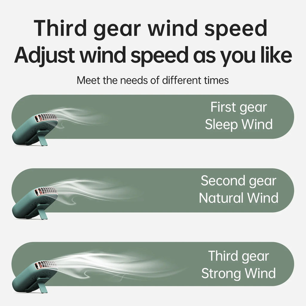 Vissko Adjustable Bladeless Neck Fan - Rechargeable & Hands-Free Cool