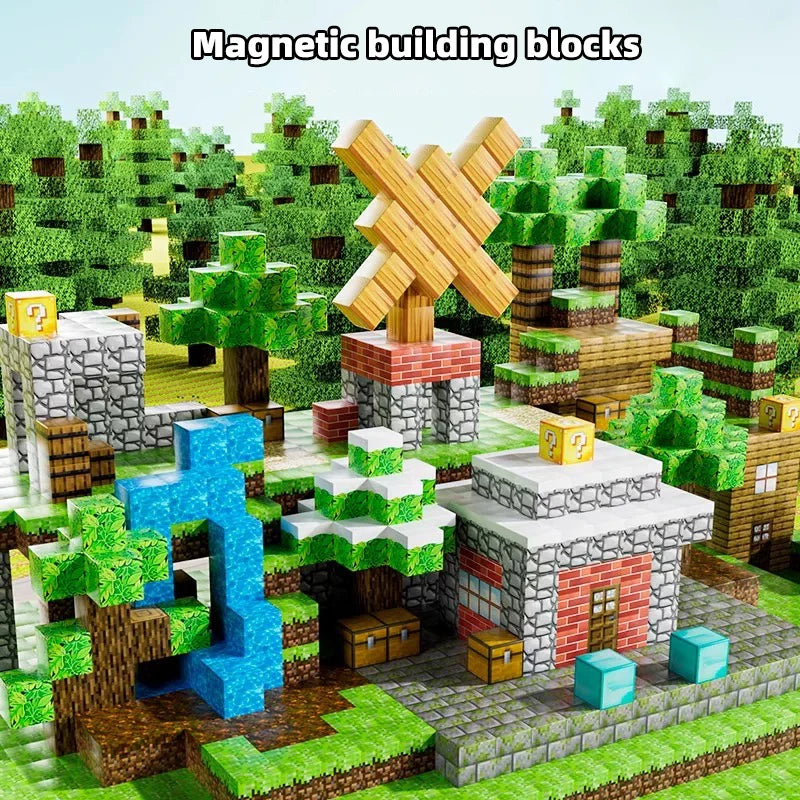 Magnetic Building Blocks Set - STEM Creative Toy for Kids