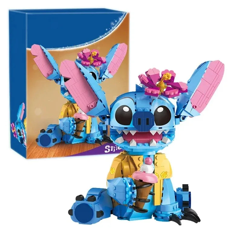 Interstellar Baby Angel & Stitch Building Blocks - Creative Space Set