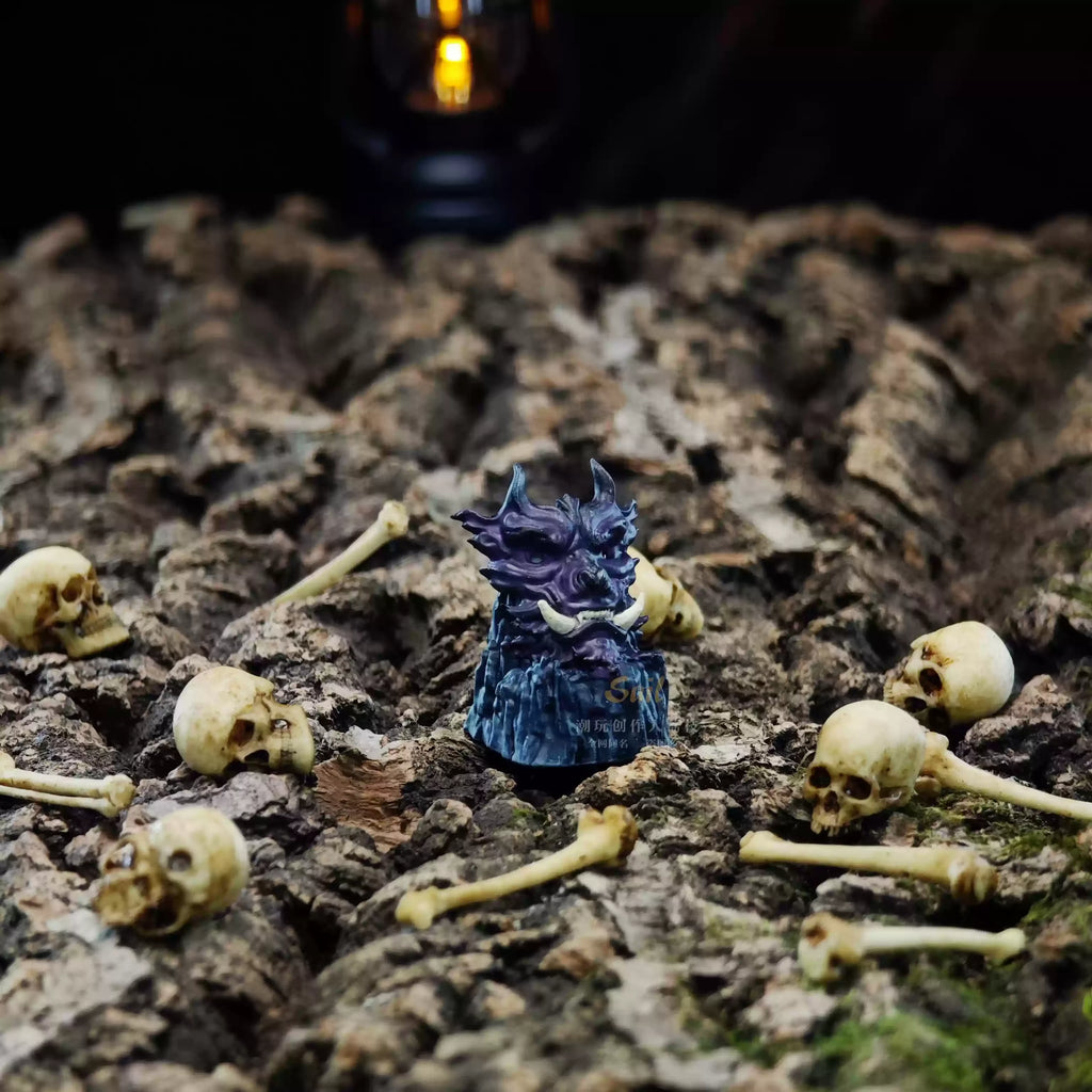Black Myth Wukong Keycap - 3D Hand Drawn Desktop Ornament