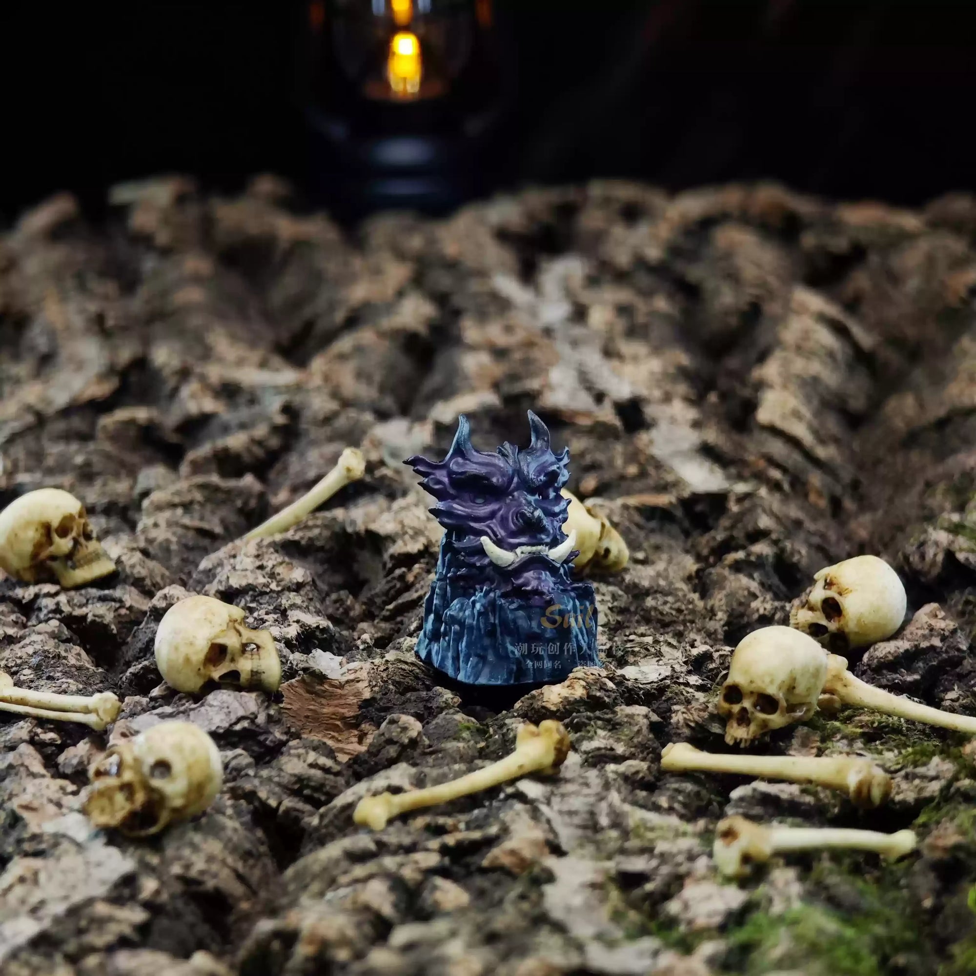 Black Myth Wukong Keycap - 3D Hand Drawn Desktop Ornament