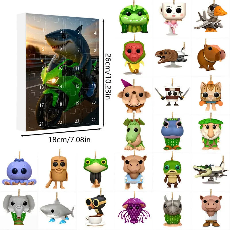 2025 Christmas Countdown Advent Calendar - 24 Days of Fun Surprises