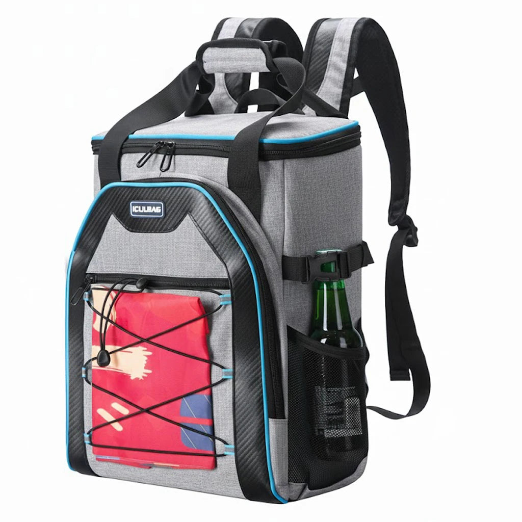 Iculbag Insulated Cooler Backpack - 20Cans Leak-Proof for Outdoor Fun