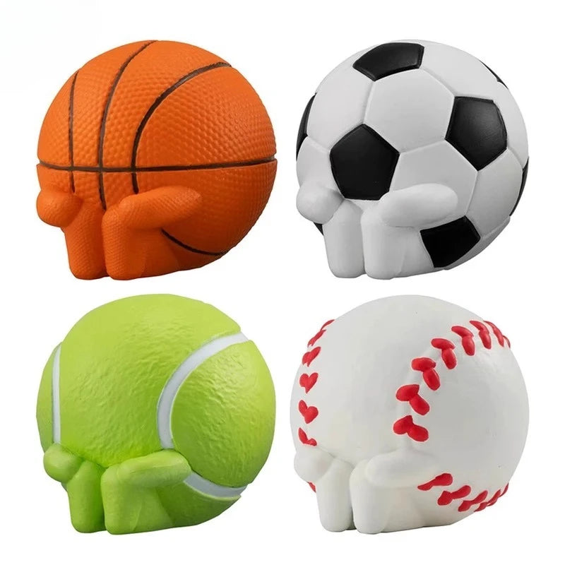 Creative Gashapon Action Figures – Football & Basketball Models