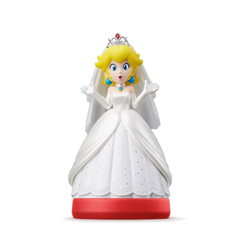 Super Smash Amiibo - Mario & Peach NFC Figures for Nintendo Switch