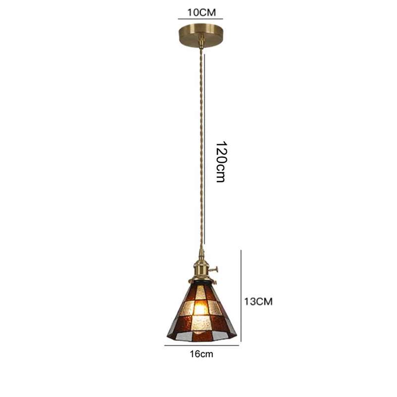 Nordic Retro Green Pendant Light for Stylish Home Decor
