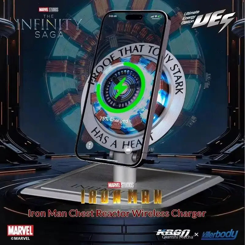 Killerbody Marvel Iron Man Alloy Base Wireless Charger - Exquisite Design