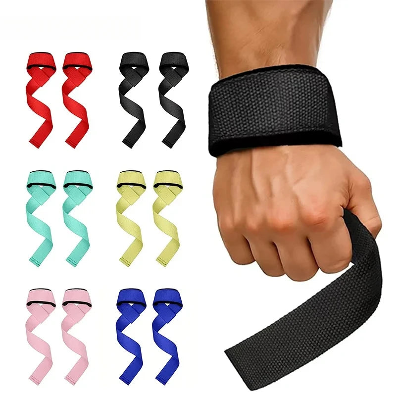 Adjustable Non-Slip Weightlifting Wrist Straps for Ultimate Support