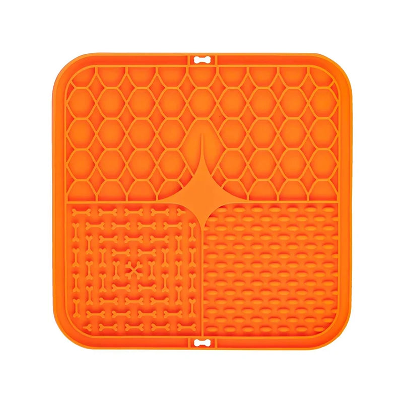 Silicone Pet Lick Mat - Anti-Choking Slow Feeder for Dogs & Cats