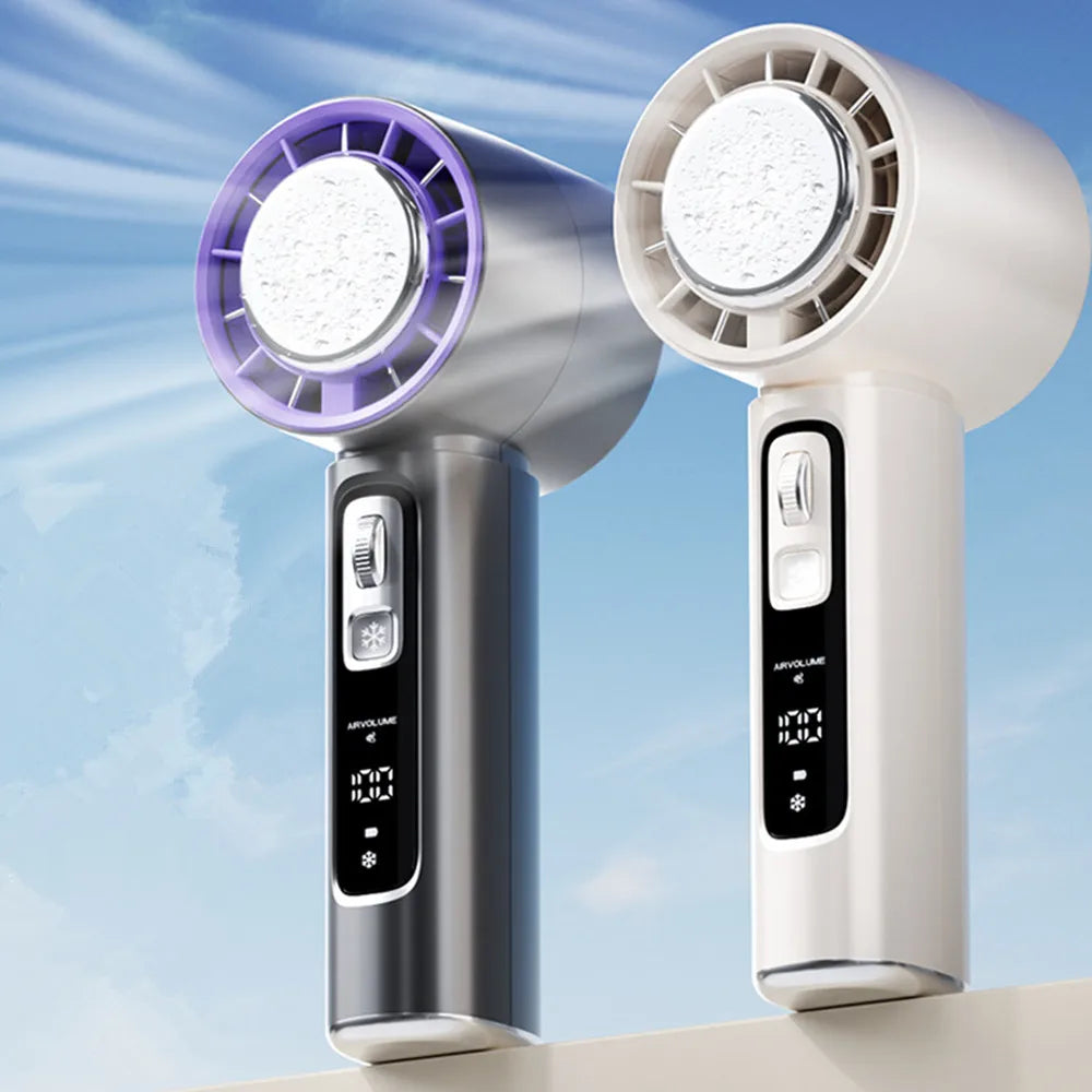 High-Speed Handheld USB Rechargeable Mini Fan - Cool Anywhere!