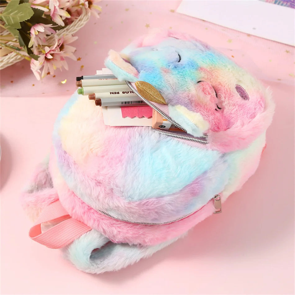 Unicorn Plush Backpack for Kids - Fun & Functional School Bag