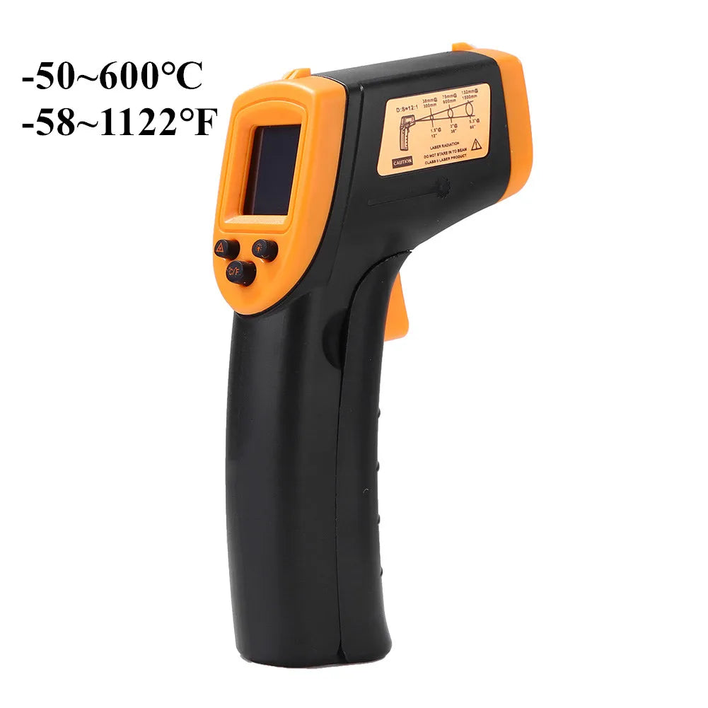 Digital Infrared Thermometer -50 to 600°C | Non-Contact Temperature Scanner