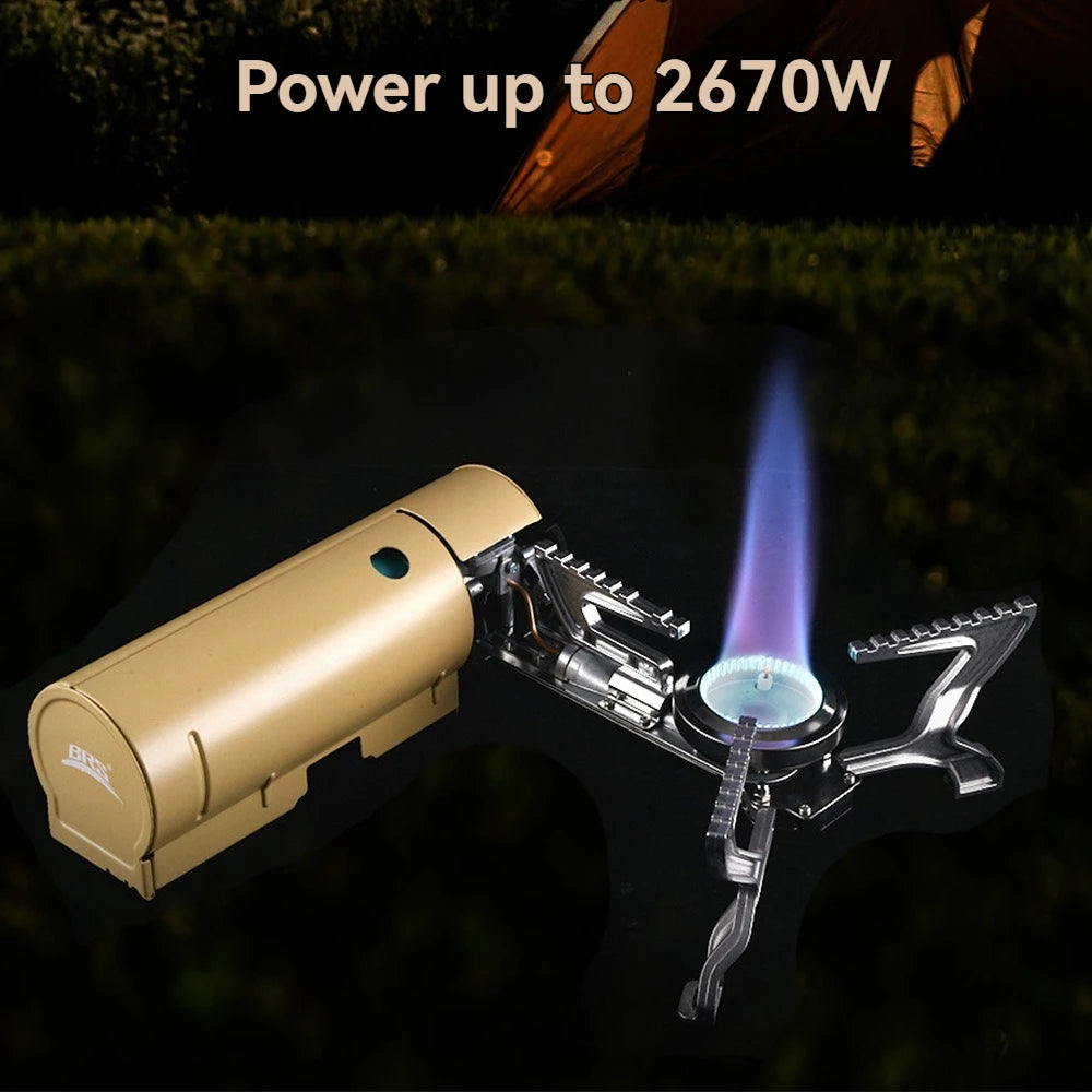 BRS-99 3800W Portable Camping Stove - Ultra-Fast Outdoor Cooker