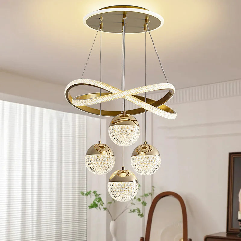 Modern LED Round Pendant Light - Stylish Ceiling Fixture