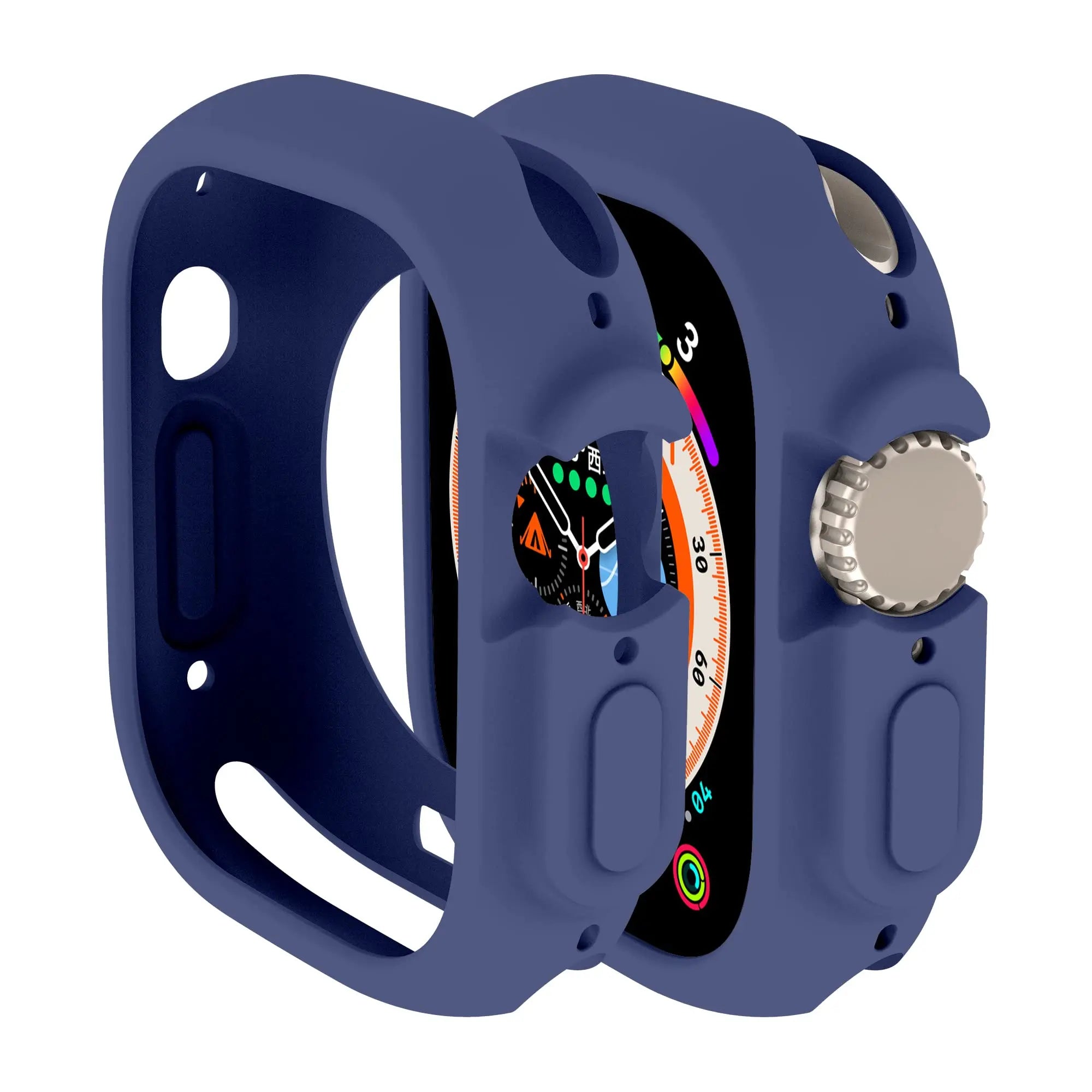 Shockproof Soft Silicone Cover for Apple Watch Ultra 49mm - TPU Bumper