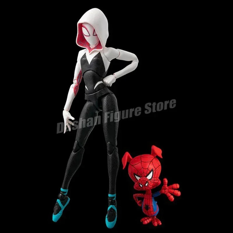 Spider-Verse Action Figures: Gwen Stacy & Miles Morales Models