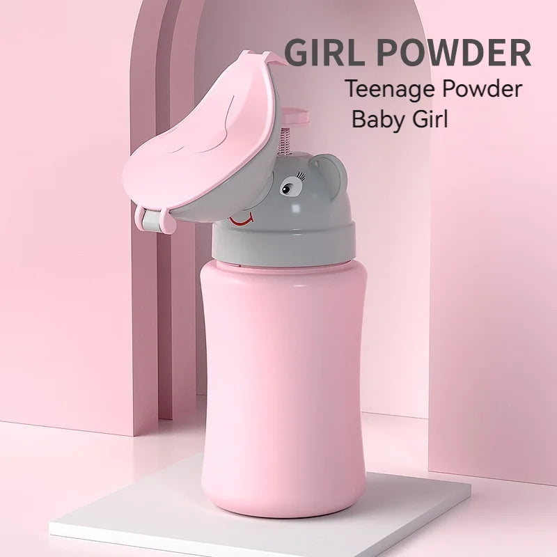 Cute Elephant Portable Travel Urinal - Leak-Proof & Easy to Clean