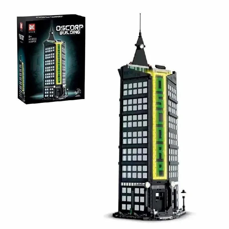 6375PCS Building Blocks Spider Hero Black Tower Model for Collectors
