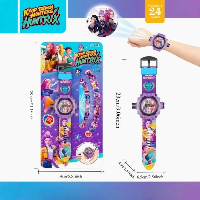 K-POP Projection Watch for Kids - 24 Fun Glowing Images
