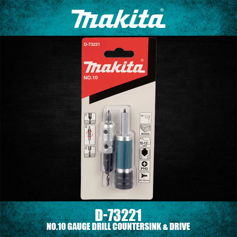 Makita Gauge Drill Countersink & Drive Bit Set | Precision Woodworking Tool
