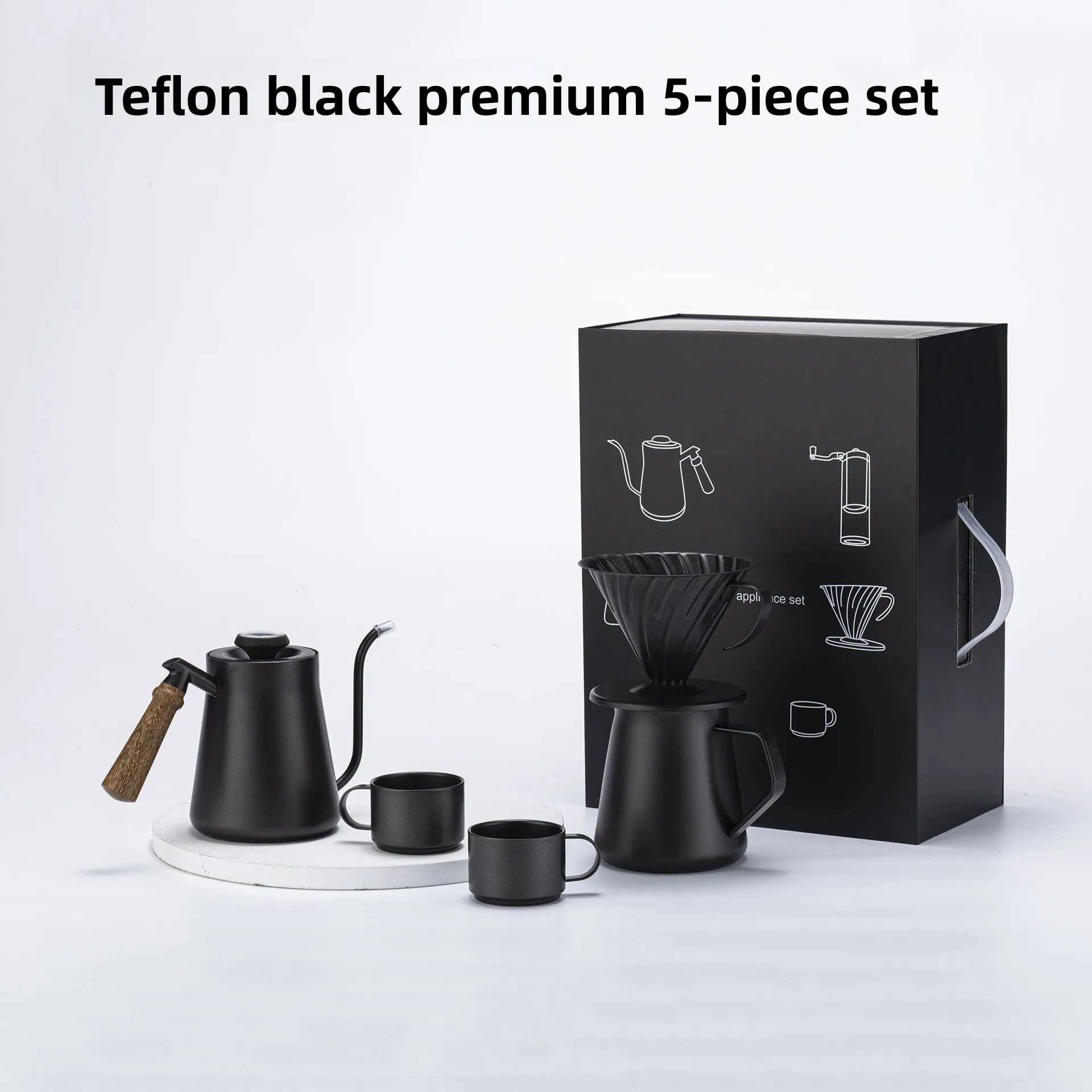 Exquisite Pour Over Coffee Tool Set - Perfect Gift Box!