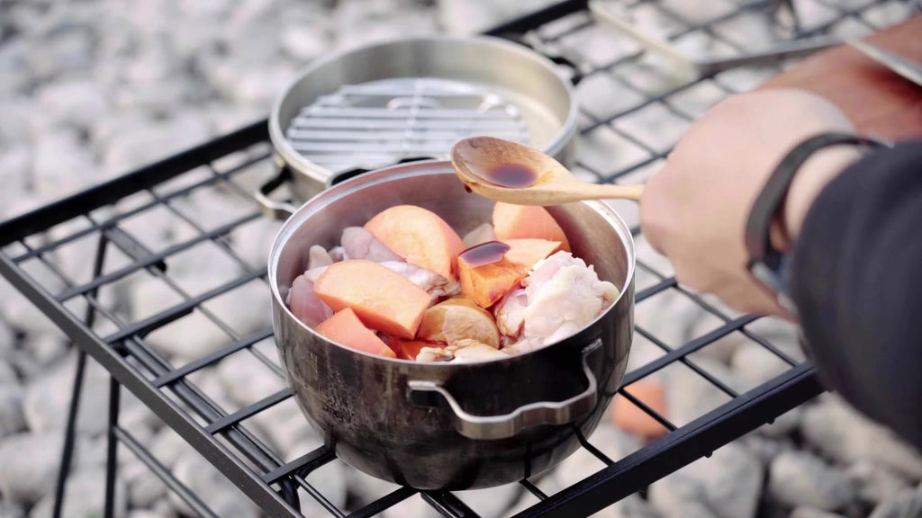 CAMPINGMOON DO-25 Stainless Steel Dutch Pot for Camping & Outdoor Cooking