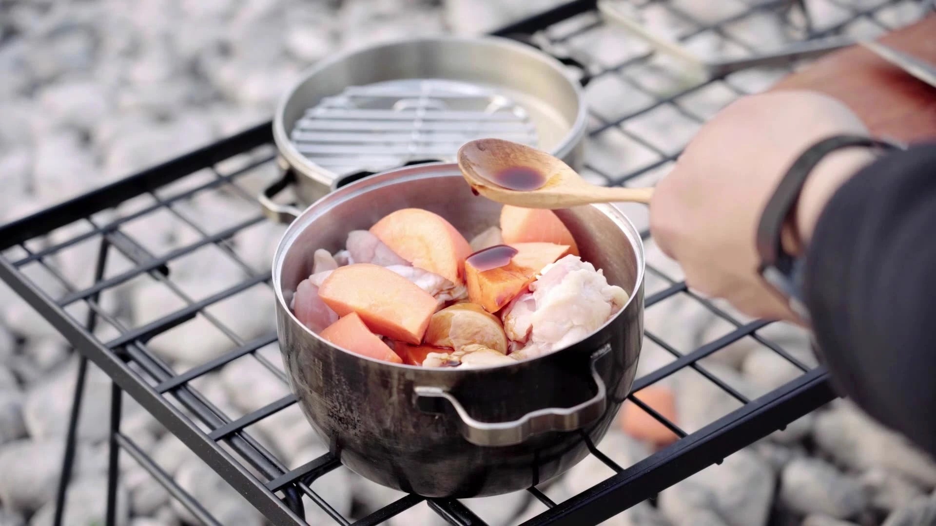 CAMPINGMOON DO-25 Stainless Steel Dutch Pot for Camping & Outdoor Cooking